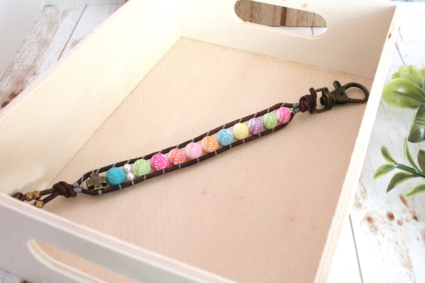 Our Lady of Guadalupe Rosary Keychain