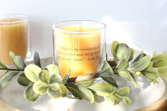 Candlemas Beeswax Votive Candles