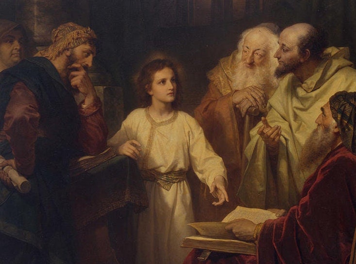 Finding In The Temple Rosary Candle