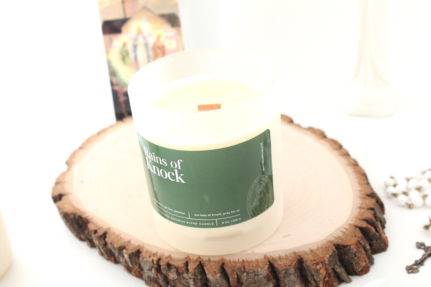 Rains of Knock Beeswax Blend Candle