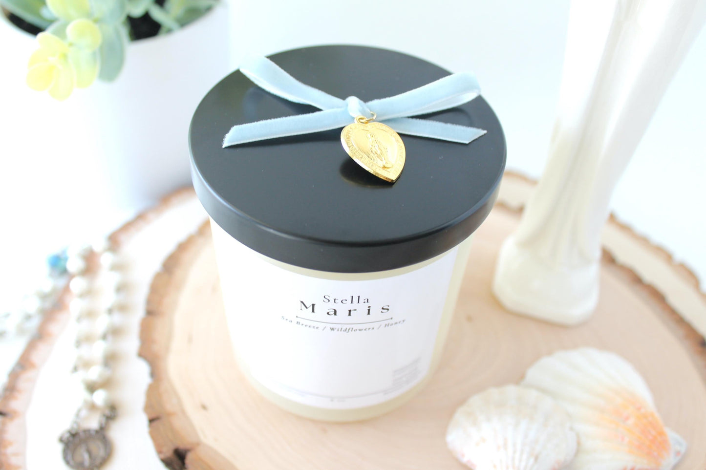Stella Maris Beeswax Blend Candle