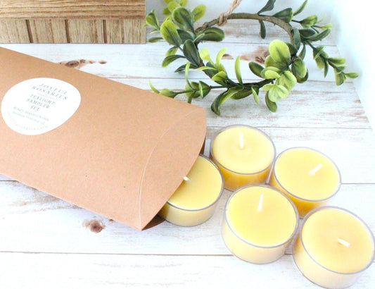 Rosary Beeswax Tealight Sampler Set