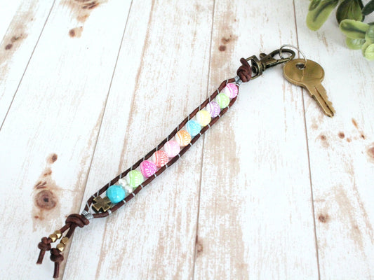 Our Lady of Guadalupe Rosary Keychain