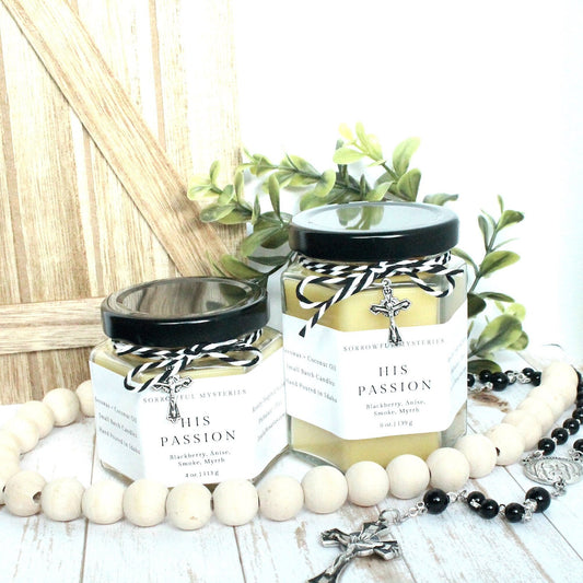 Passion of Jesus Rosary Candle