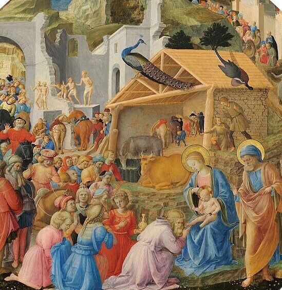 Nativity Rosary Candle