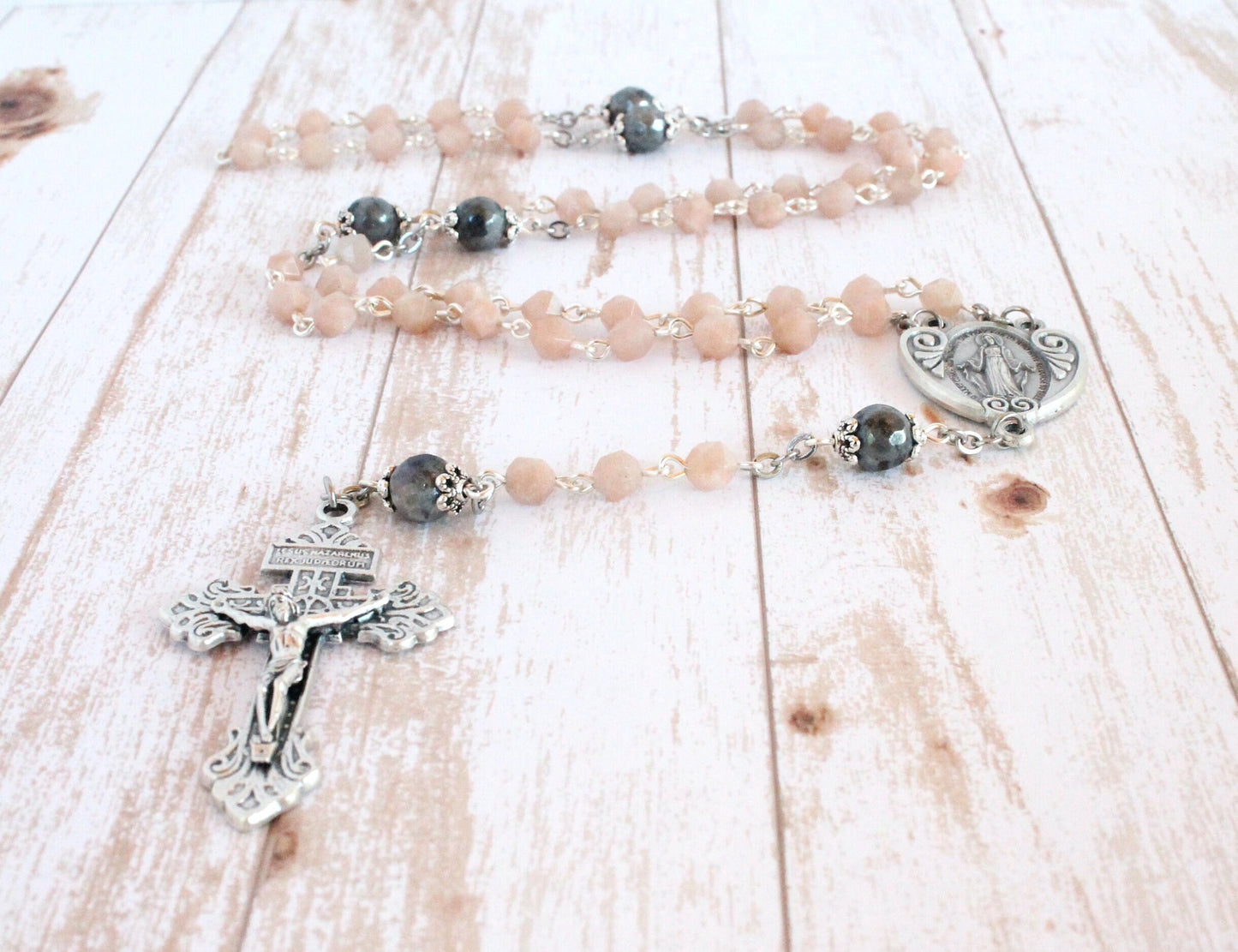 Moonstone Catholic Rosary