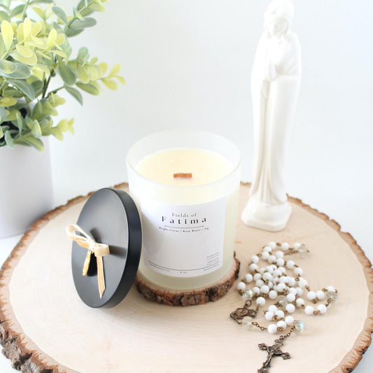 Fields of Fatima Beeswax Blend Candle