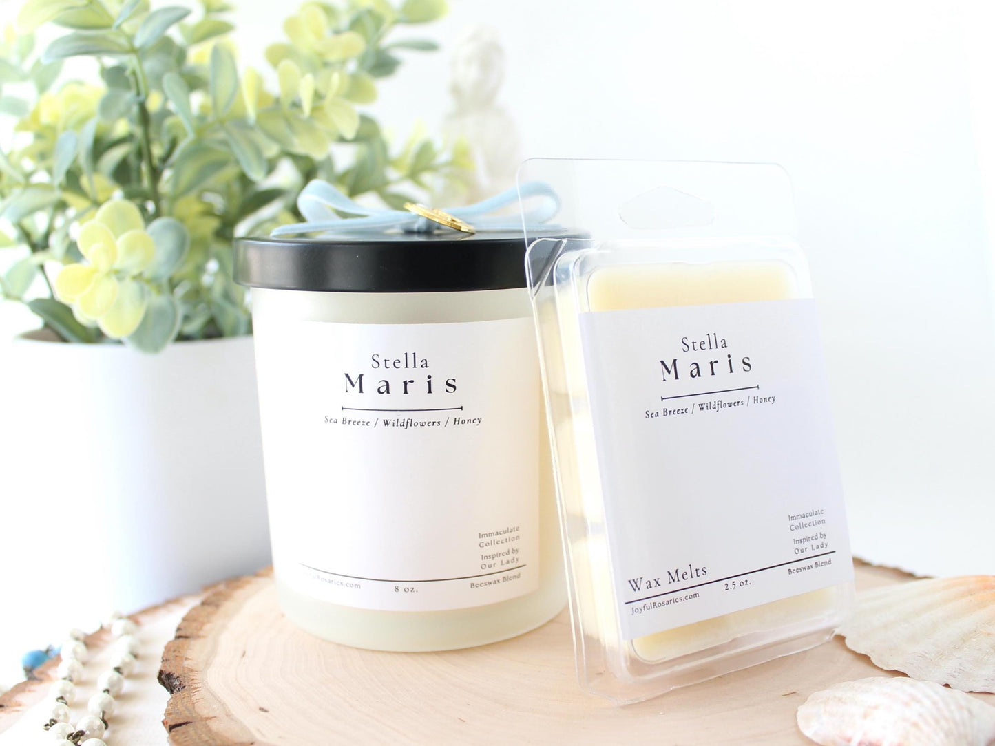 Stella Maris Beeswax Blend Candle
