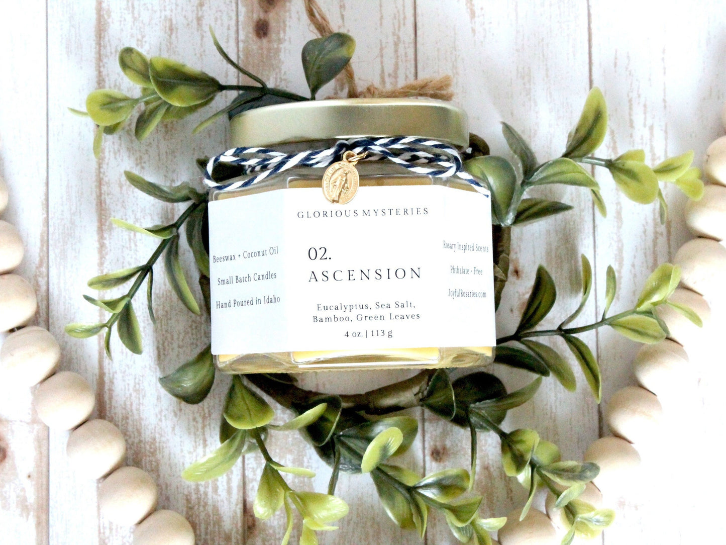 Ascension Rosary Candle