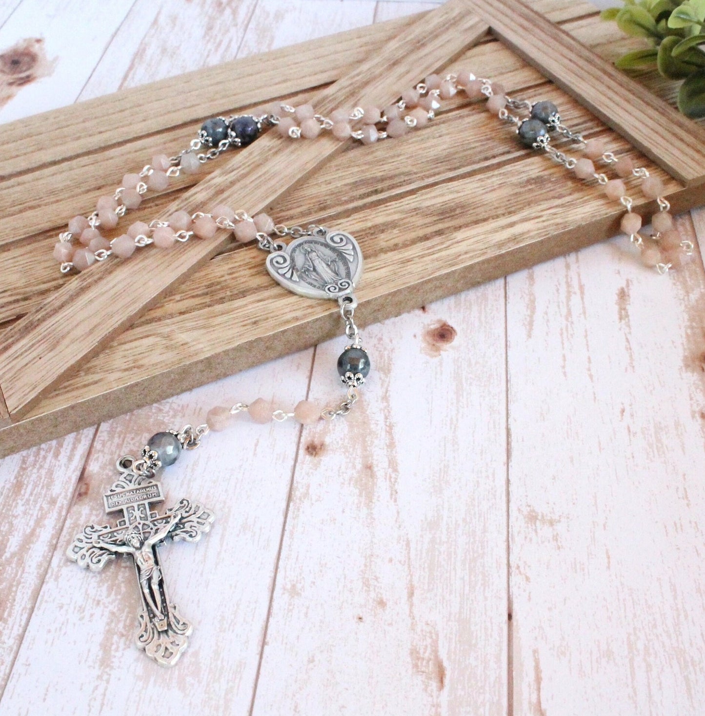 Moonstone Catholic Rosary