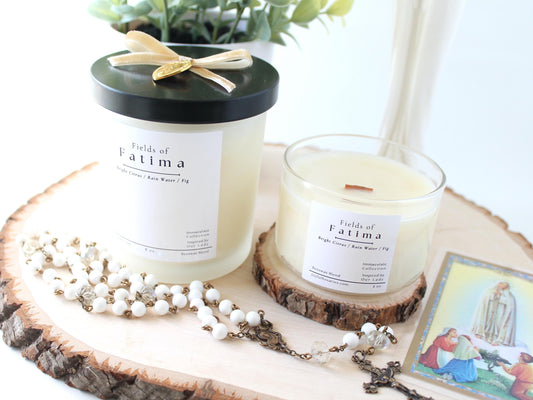 Fields of Fatima Beeswax Blend Candle