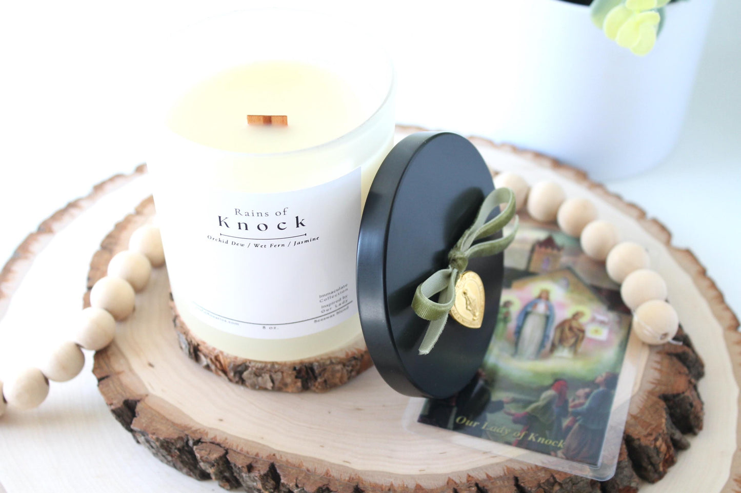 Rains of Knock Beeswax Blend Candle