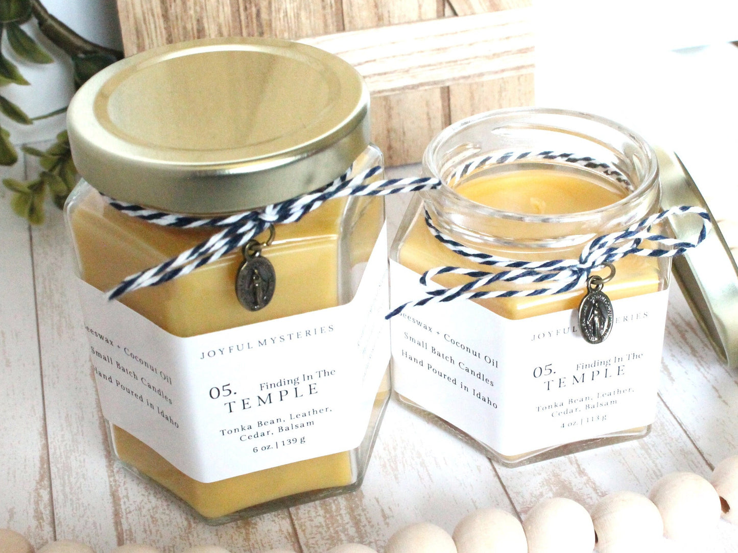 Finding In The Temple Rosary Candle