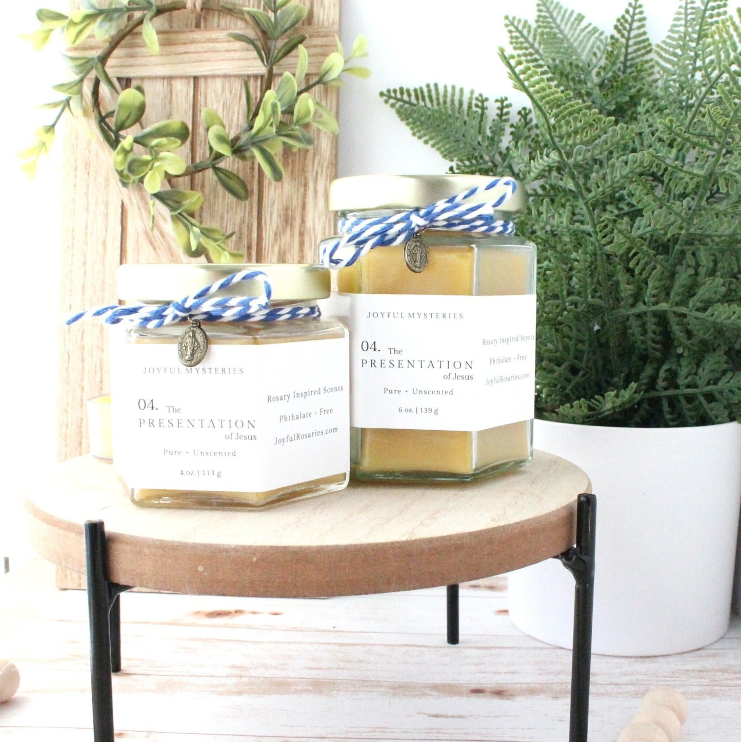 Presentation of Jesus Rosary Candle