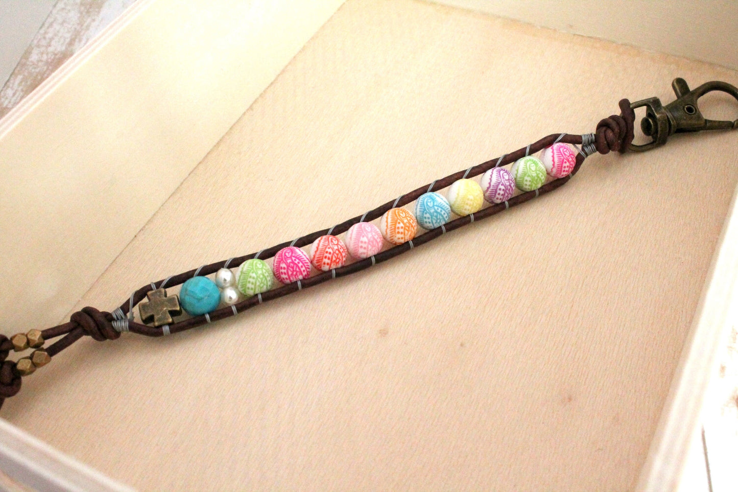 Our Lady of Guadalupe Rosary Keychain