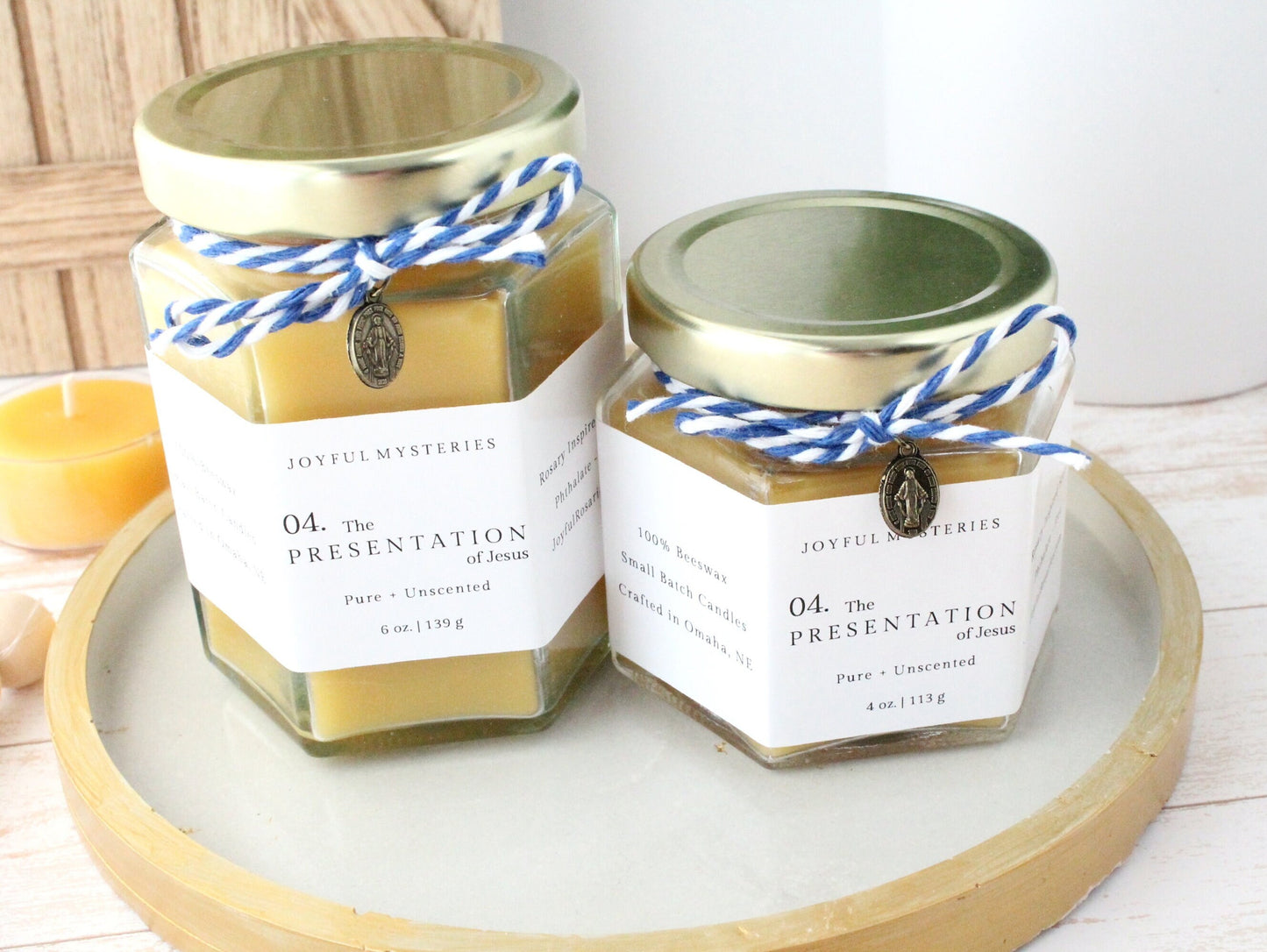 Presentation of Jesus Rosary Candle