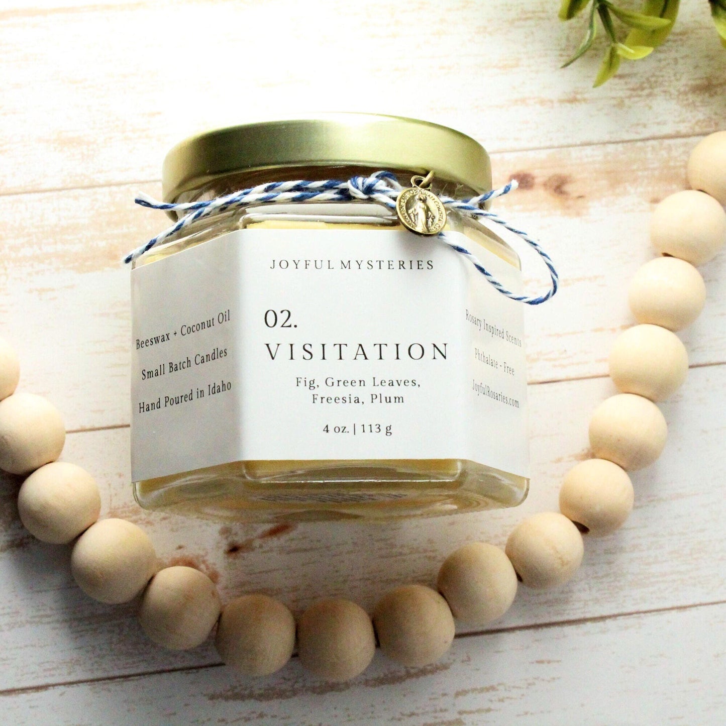 Visitation Rosary Candle