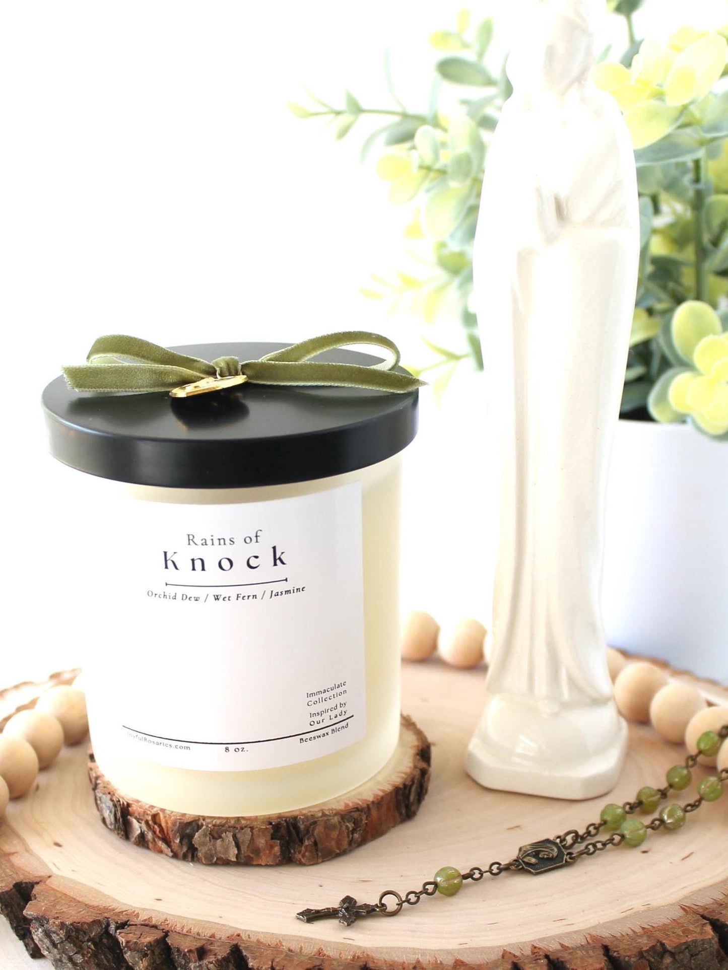 Rains of Knock Beeswax Blend Candle