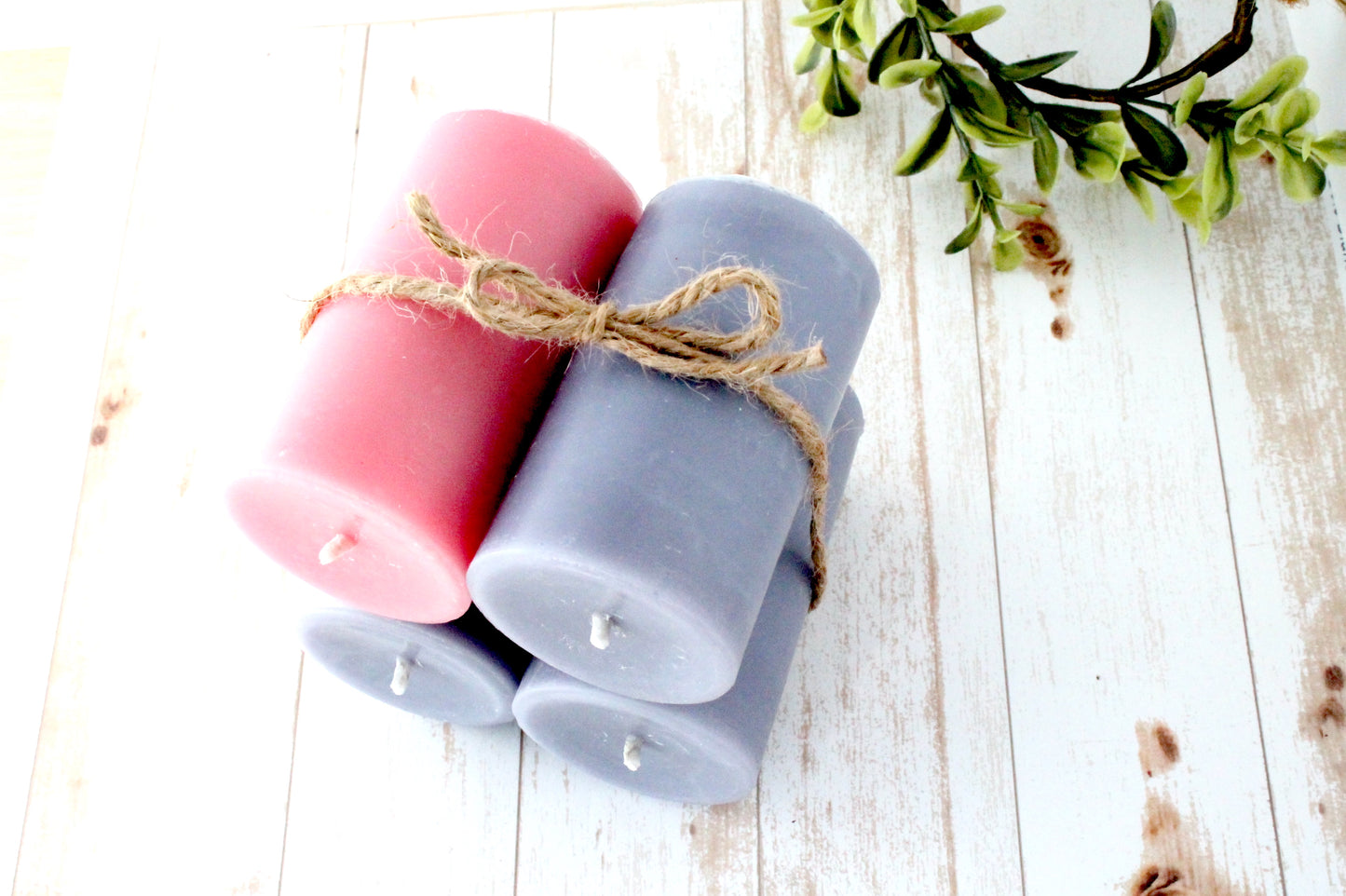 Advent Beeswax Small Pillar Candles