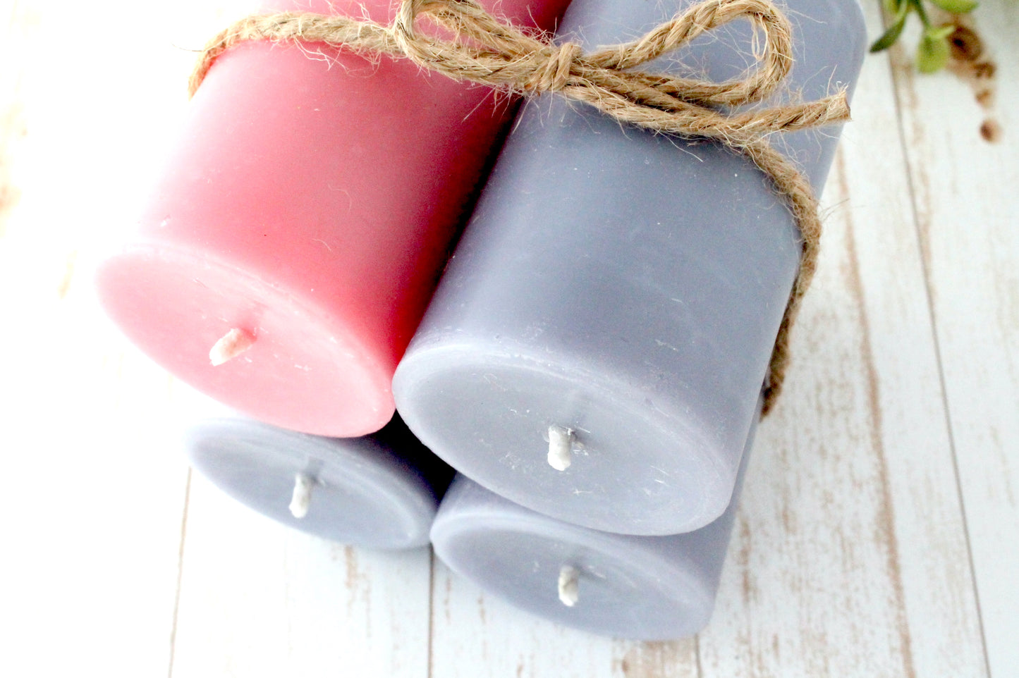 Advent Beeswax Small Pillar Candles