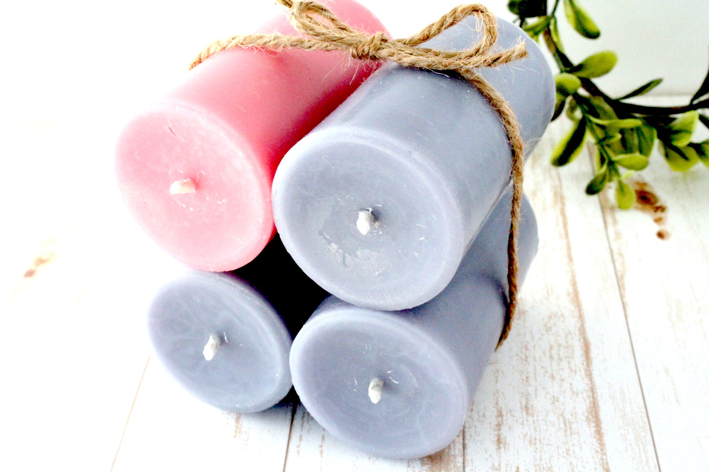 Advent Beeswax Small Pillar Candles