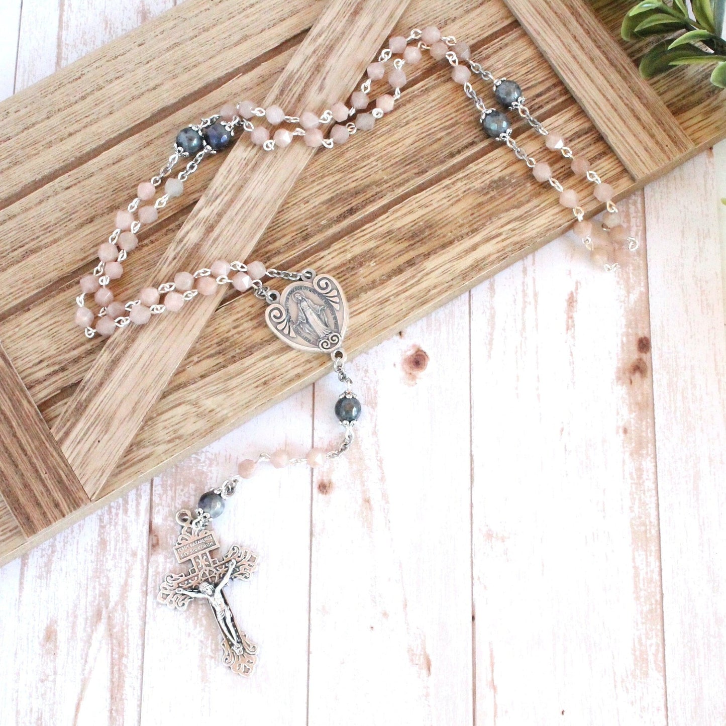 Moonstone Catholic Rosary