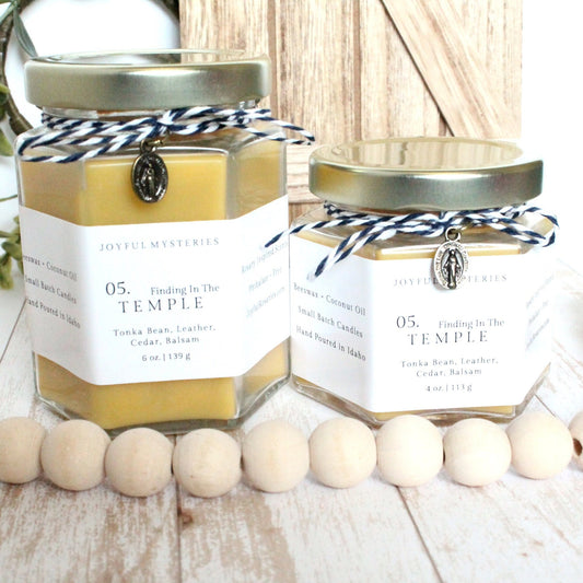 Finding In The Temple Rosary Candle