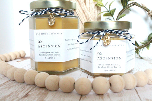 Ascension Rosary Candle