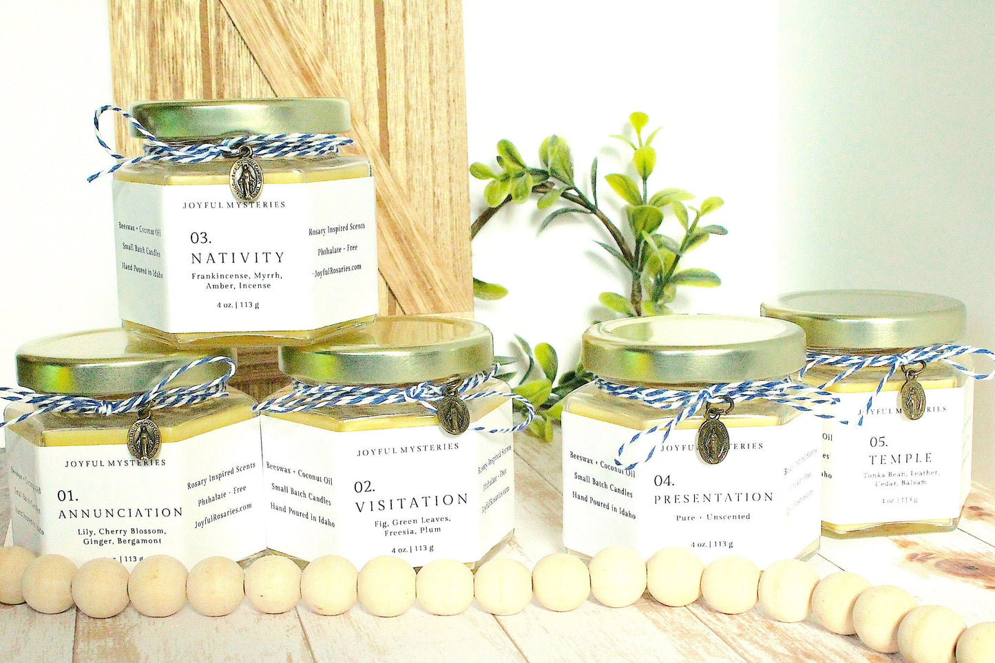 Finding In The Temple Rosary Candle