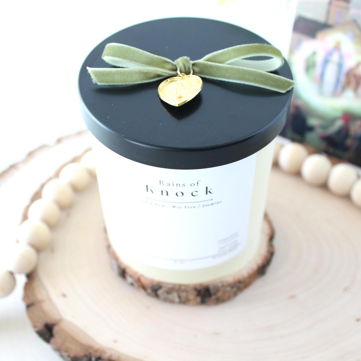 Rains of Knock Beeswax Blend Candle