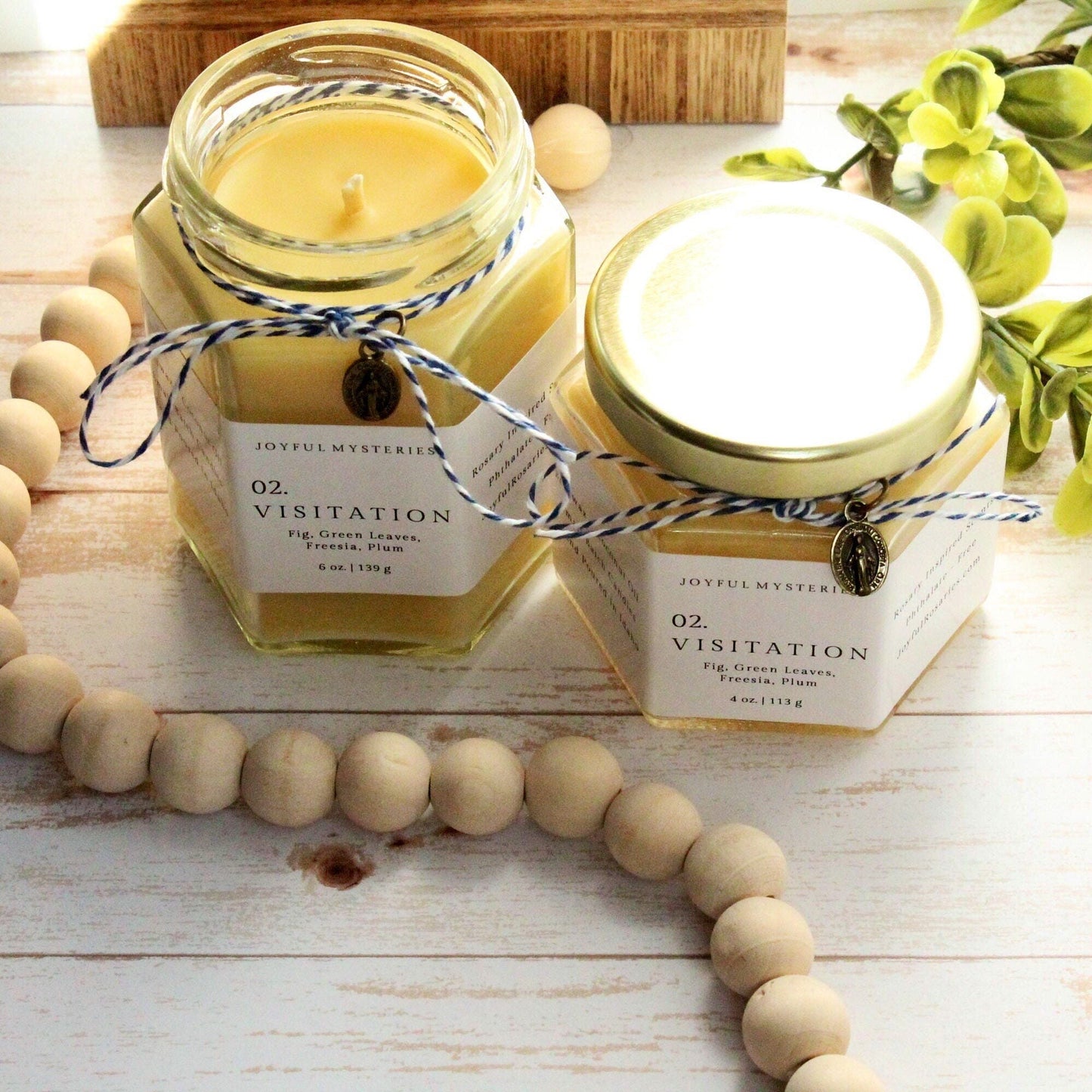 Visitation Rosary Candle