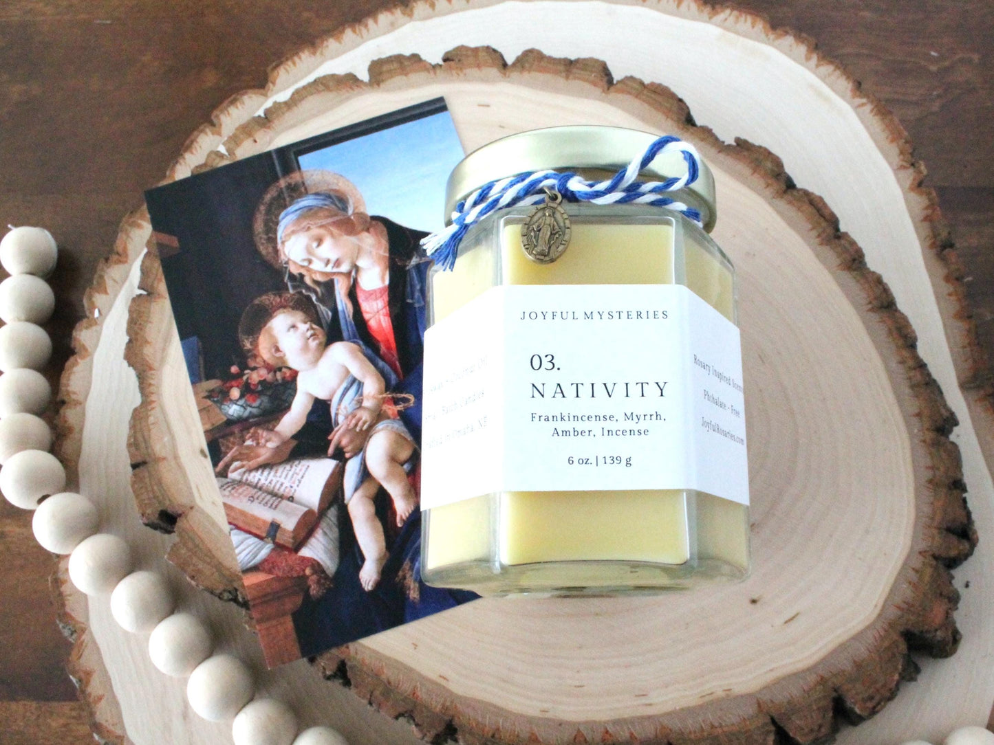 Nativity Rosary Candle