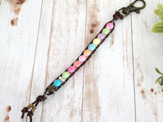 Our Lady of Guadalupe Rosary Keychain