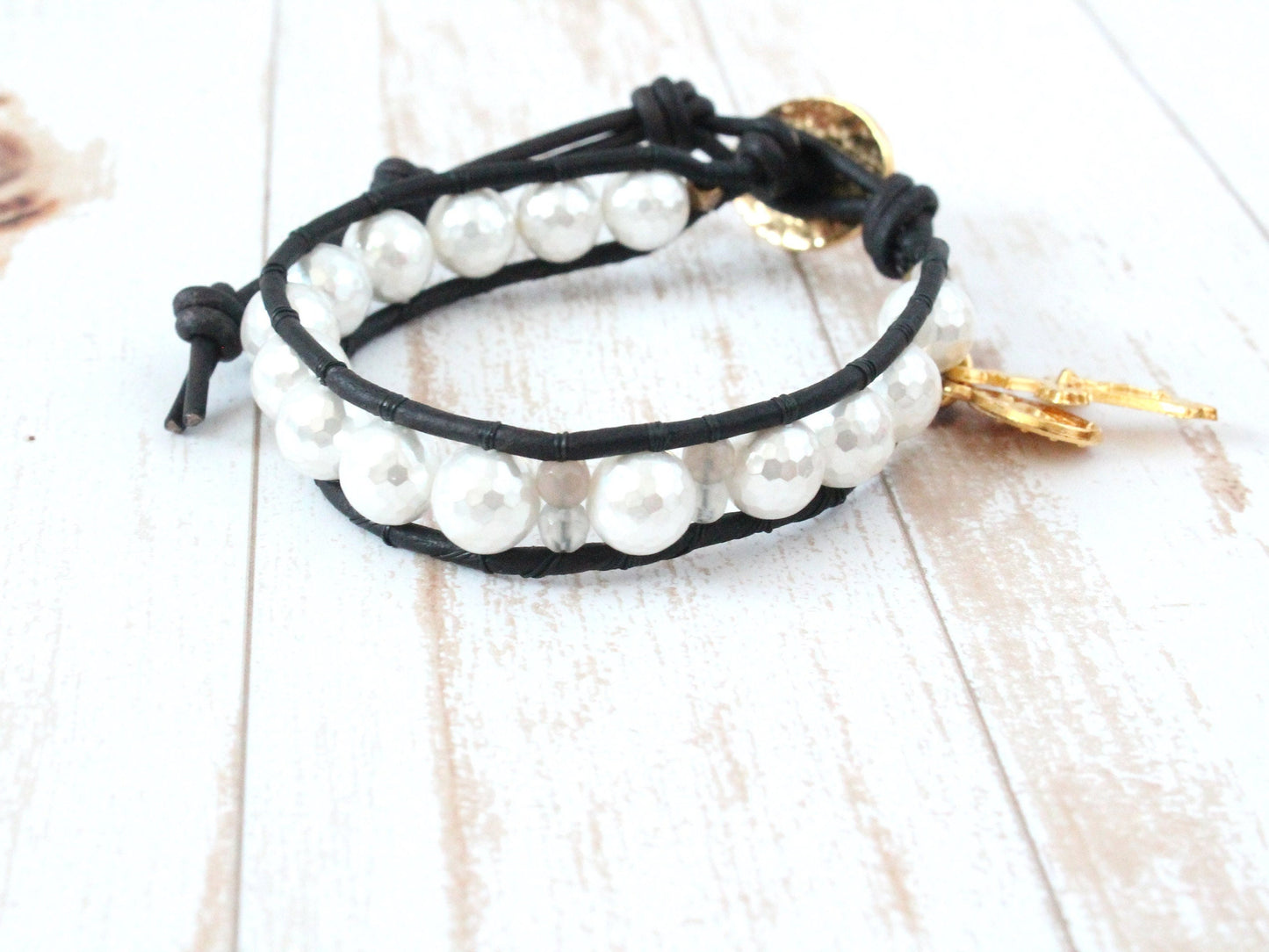 Mother of Pearl Rosary Bracelet