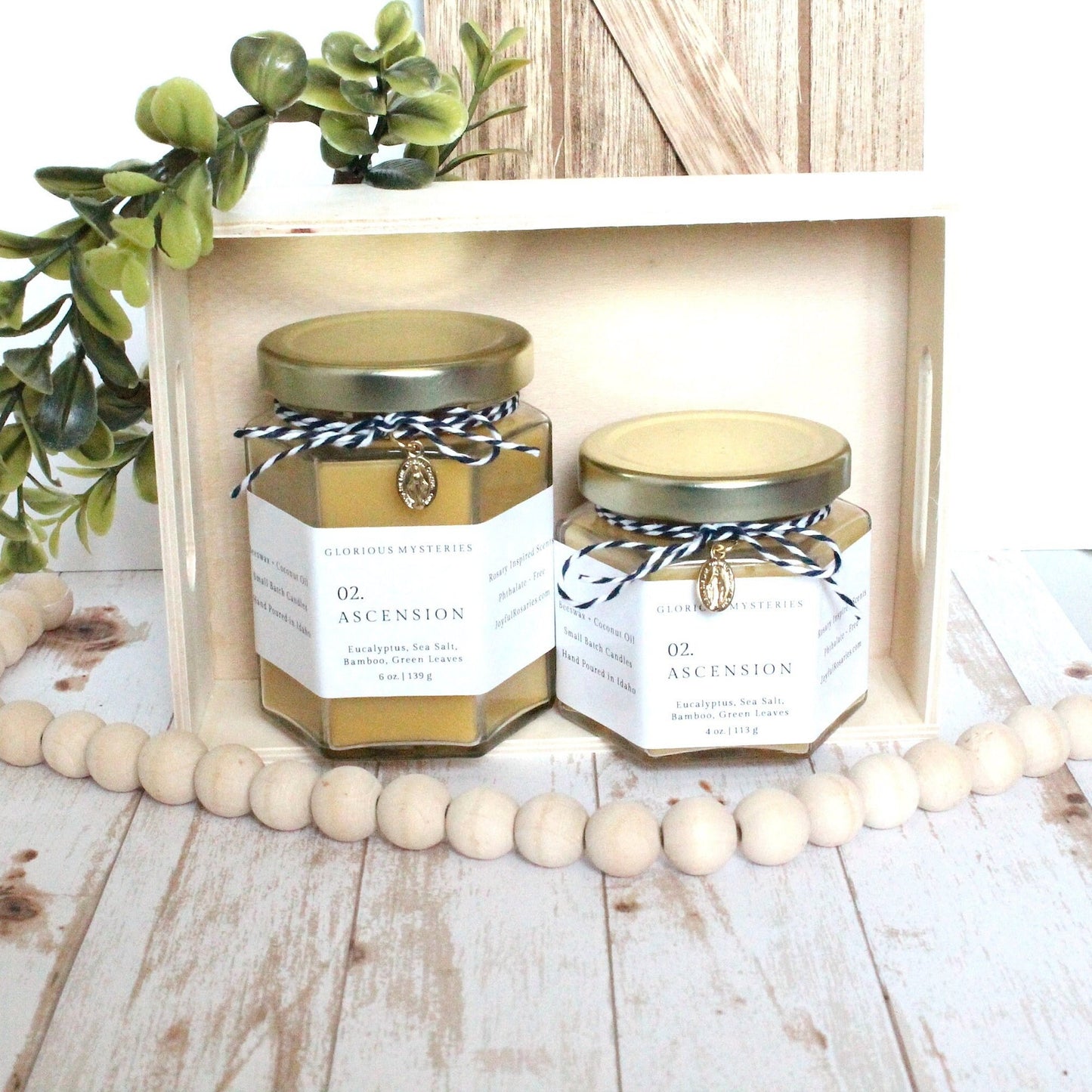 Ascension Rosary Candle