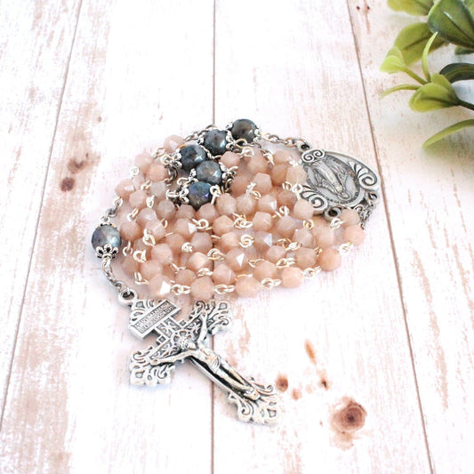 Moonstone Catholic Rosary