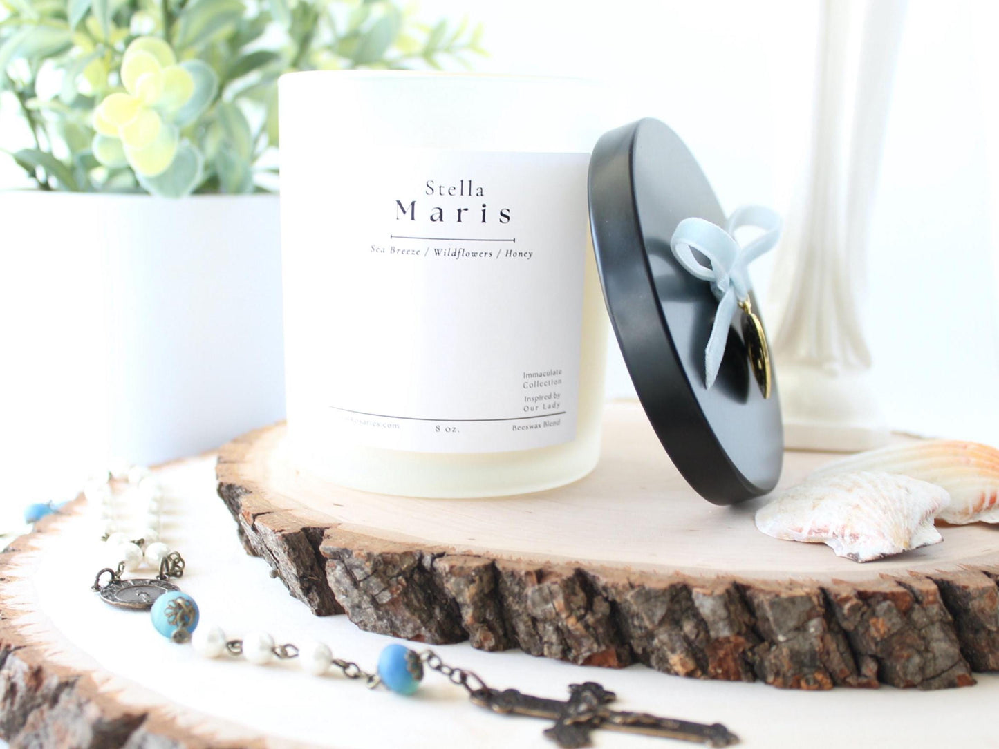 Stella Maris Beeswax Blend Candle