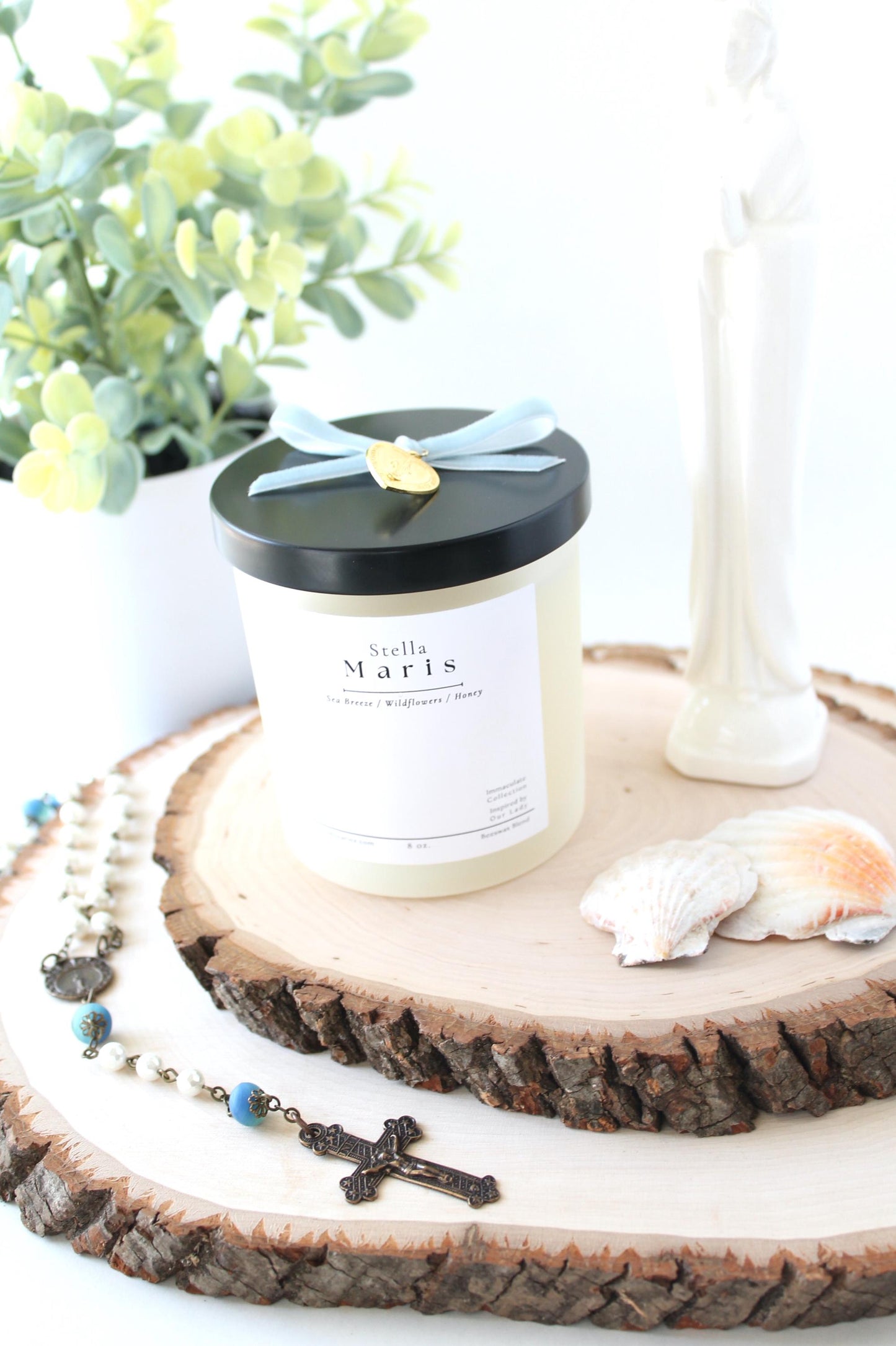 Stella Maris Beeswax Blend Candle