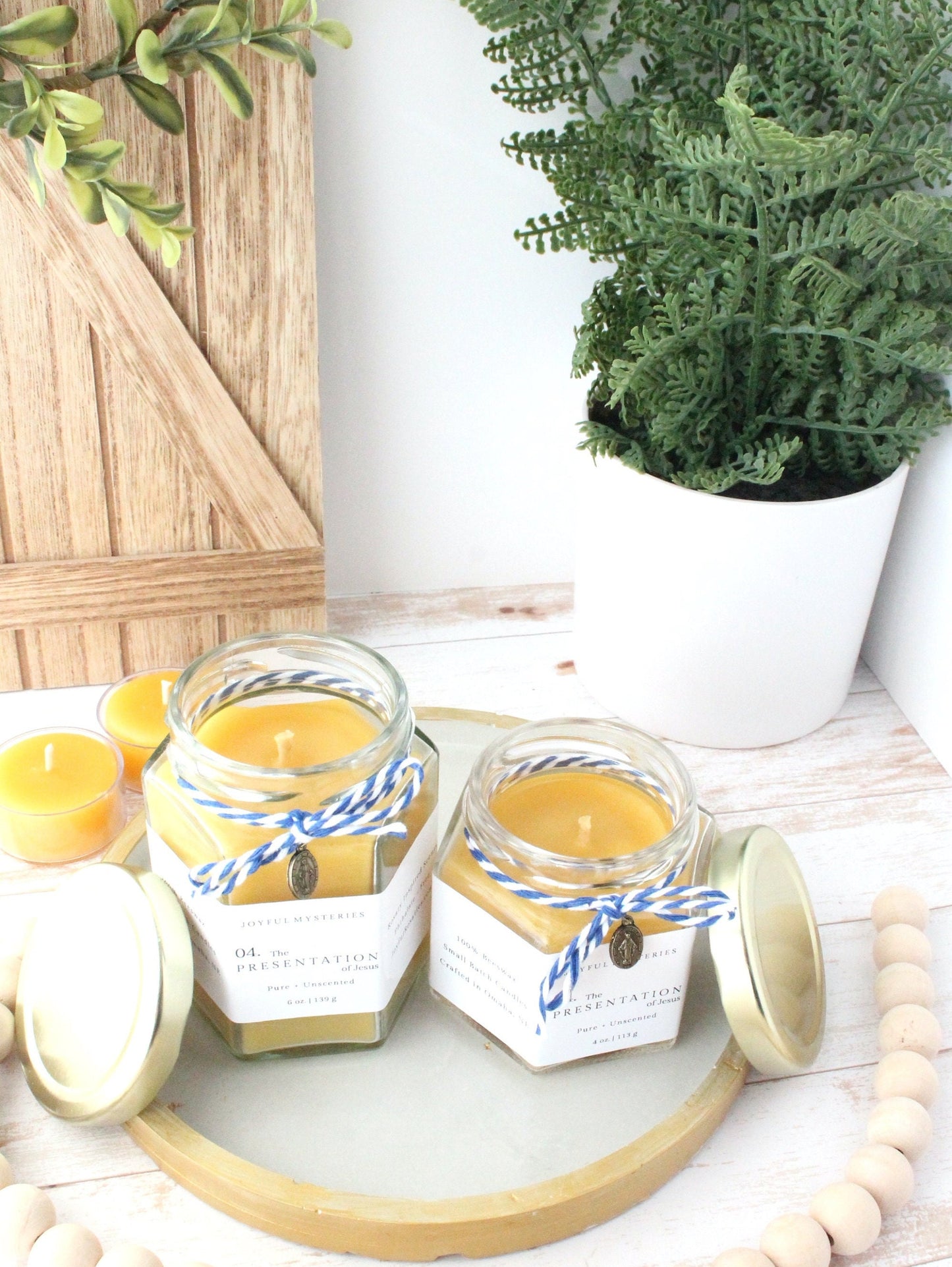 Presentation of Jesus Rosary Candle