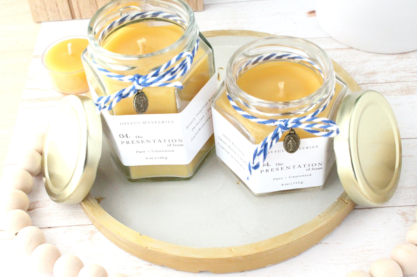 Presentation of Jesus Rosary Candle