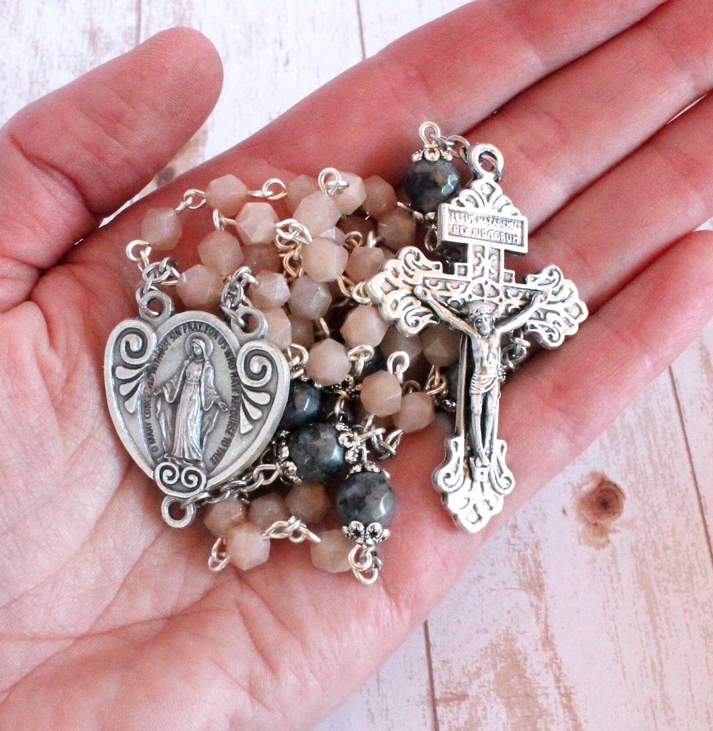 Moonstone Catholic Rosary