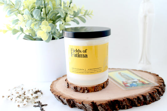 Fields of Fatima Beeswax Blend Candle