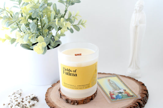 Fields of Fatima Beeswax Blend Candle