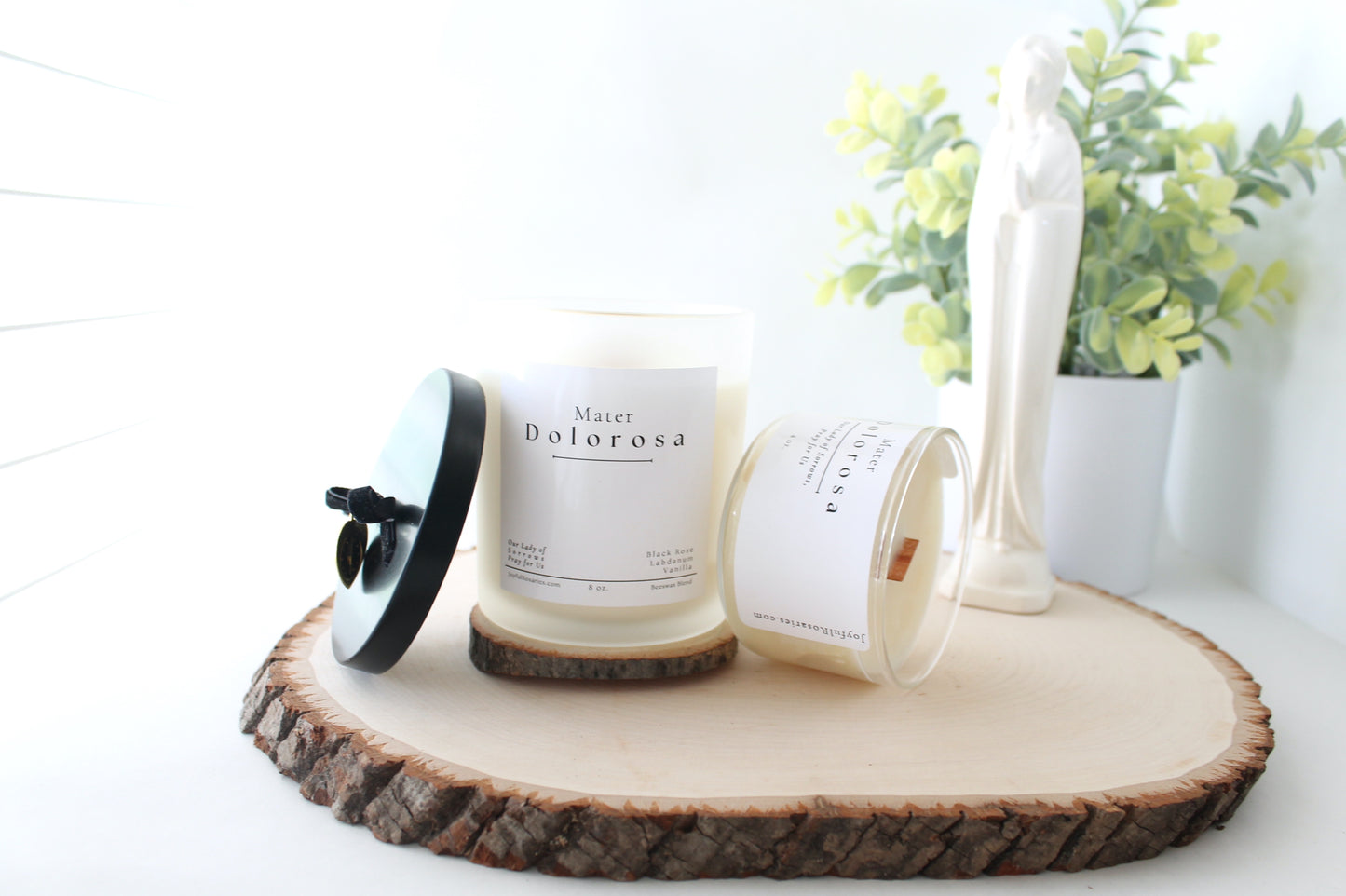 Mater Dolorosa Beeswax Blend Candle