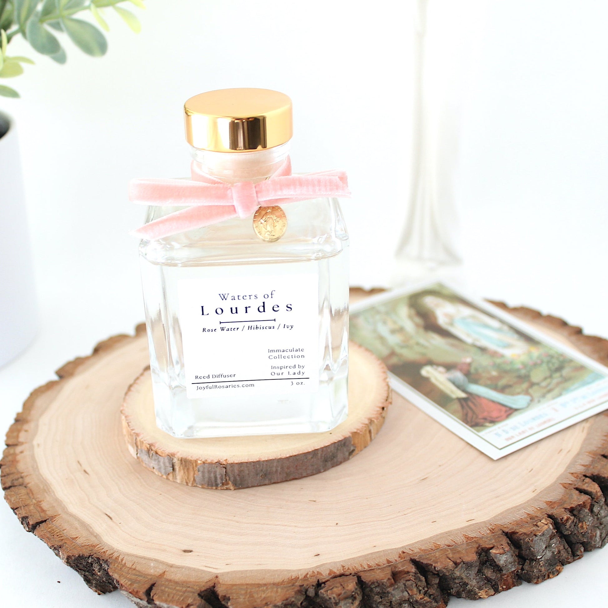 reed diffuser bottle waters of lourdes