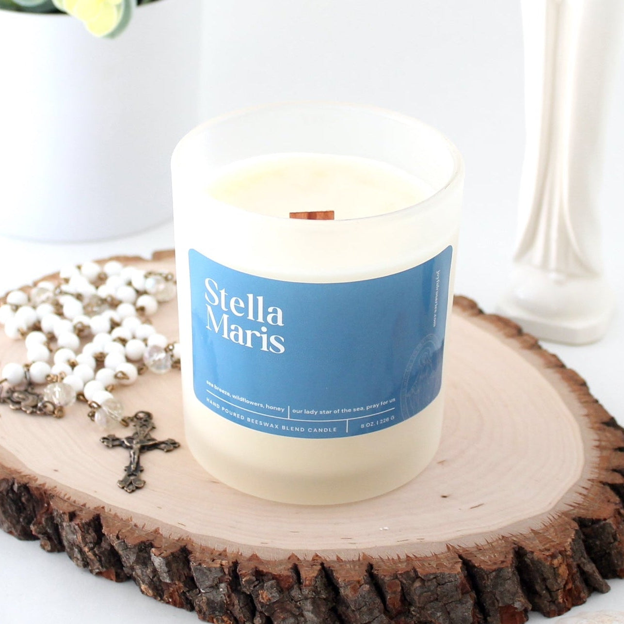 Stella Maris Beeswax Blend Candle